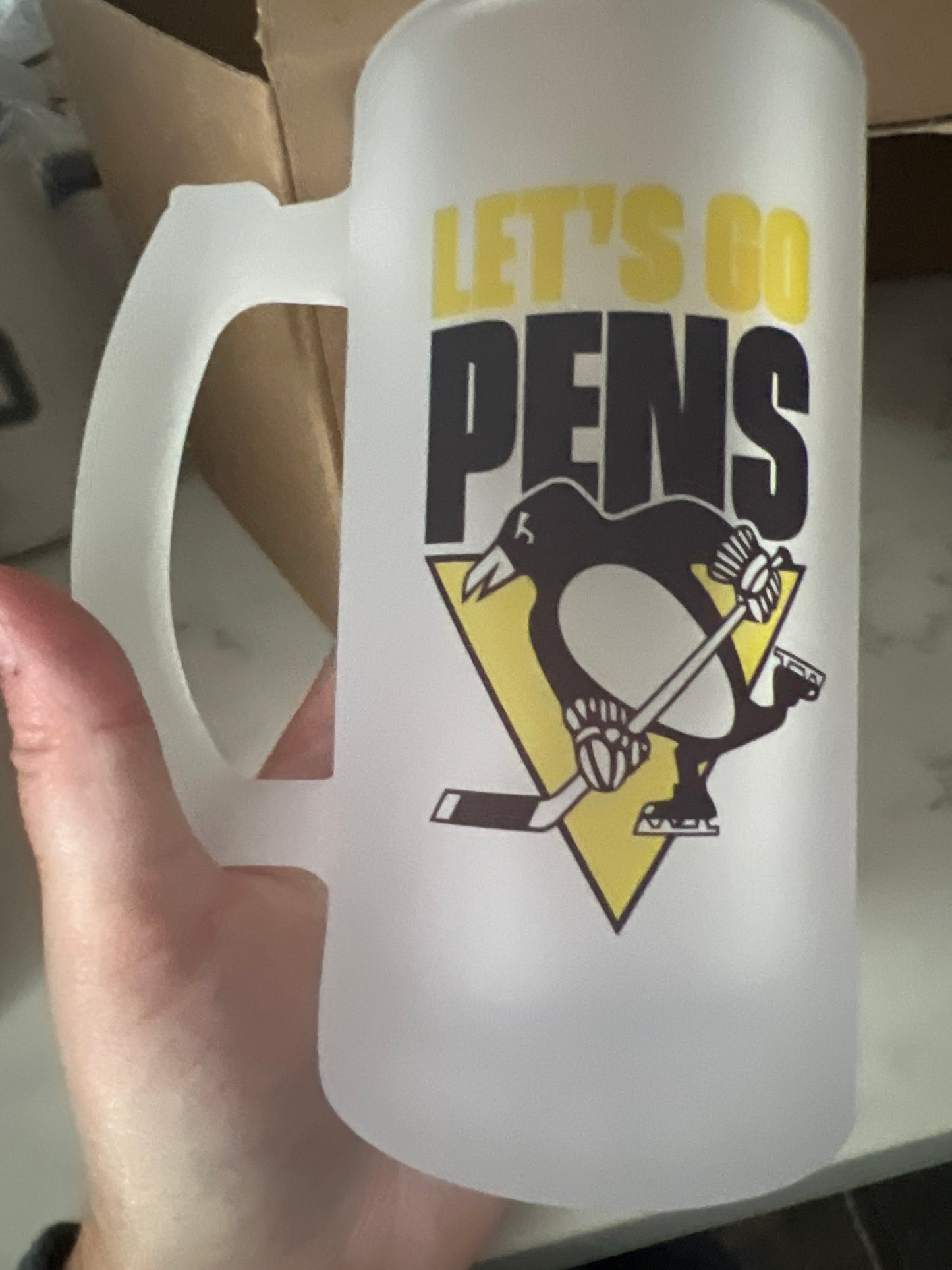 *Vendor001 frosted Beer mug