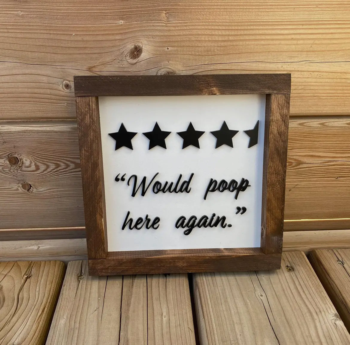 Wood Sign 8x8