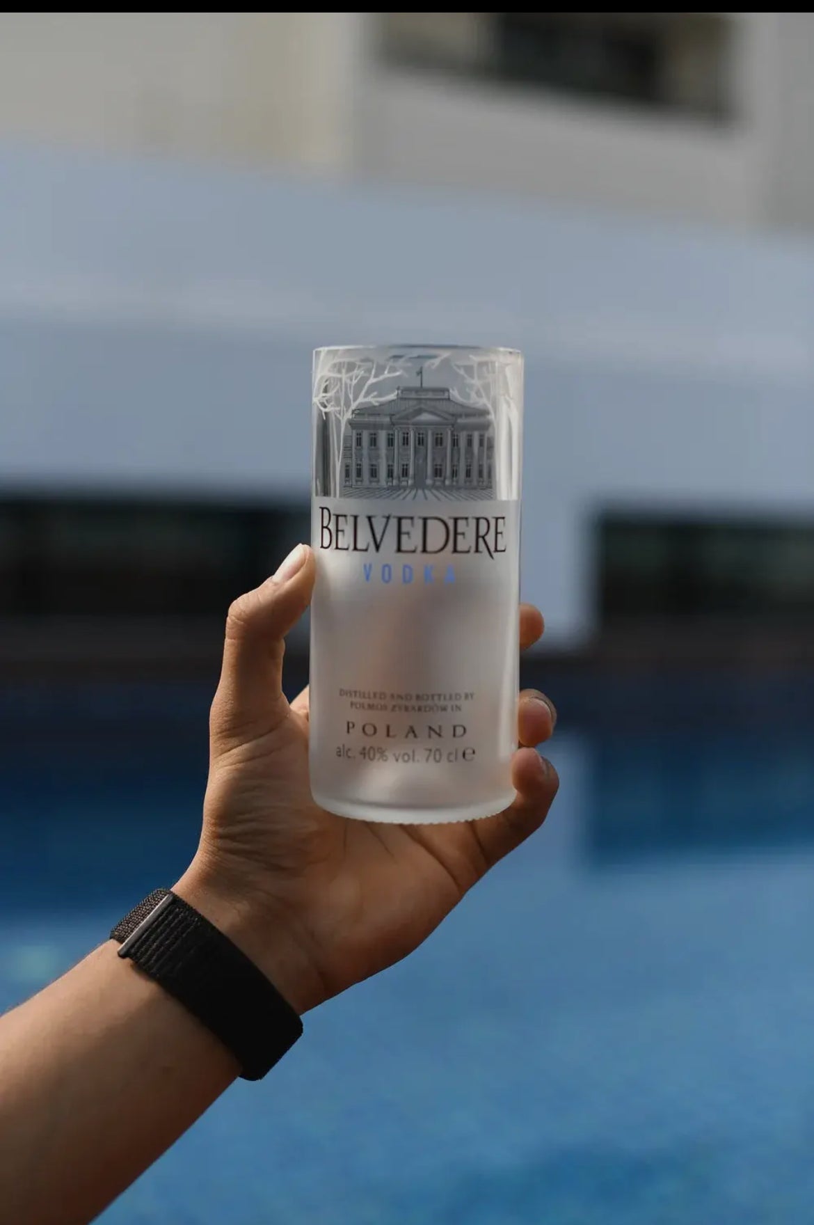 Recycled glass - belvedere