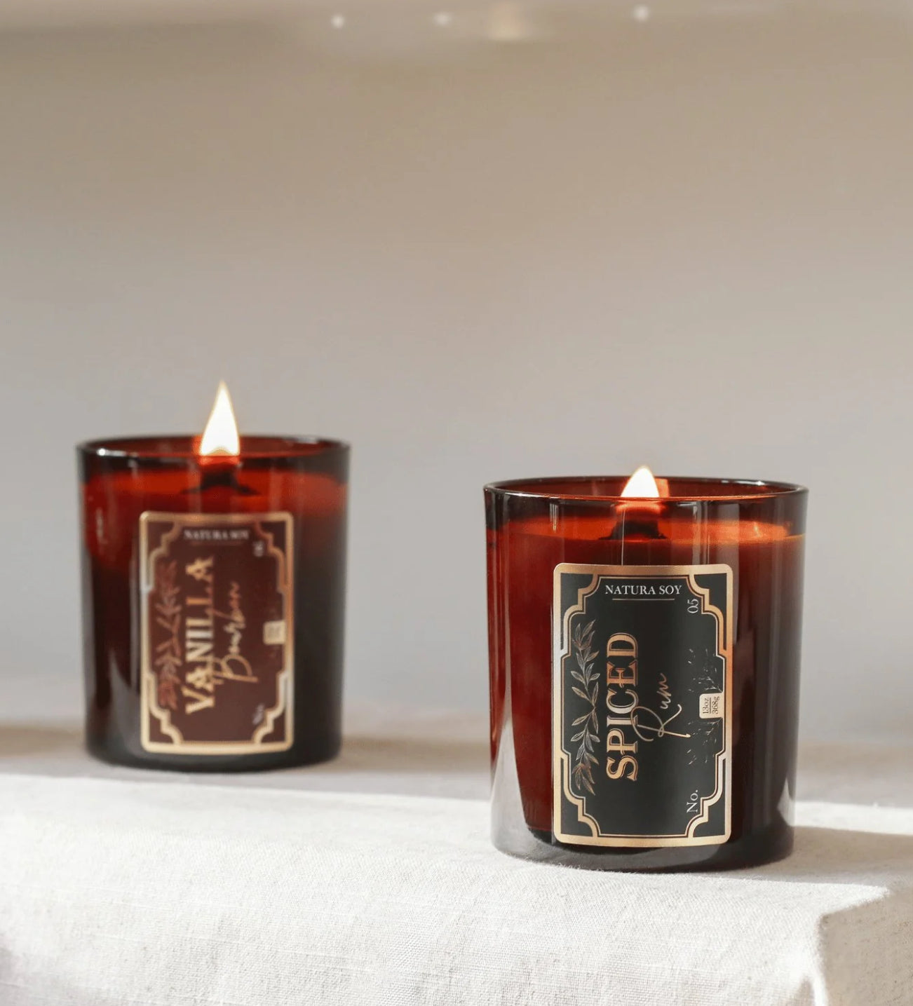 Wood wick candles