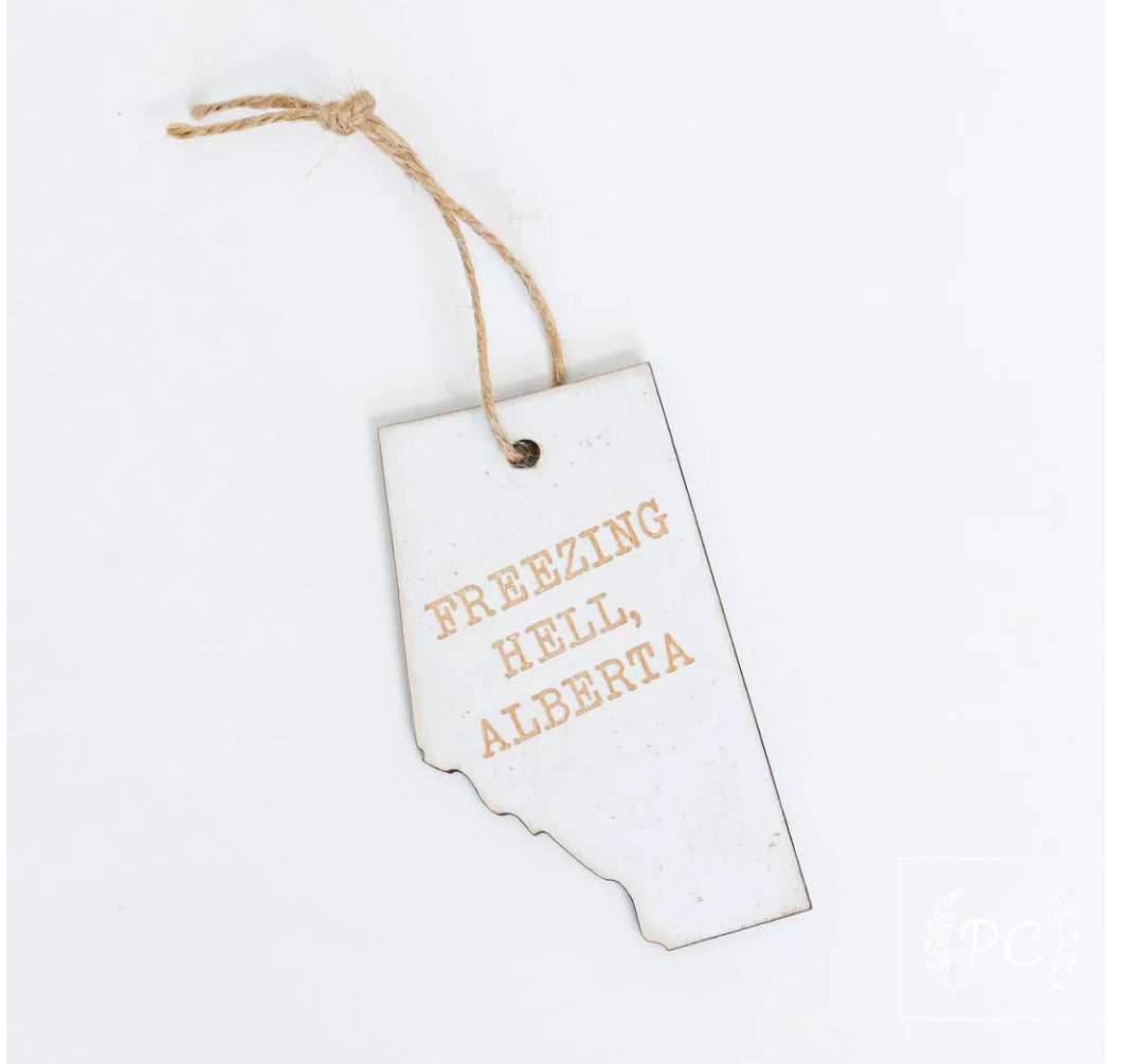 Freezing Hell Alberta ornament