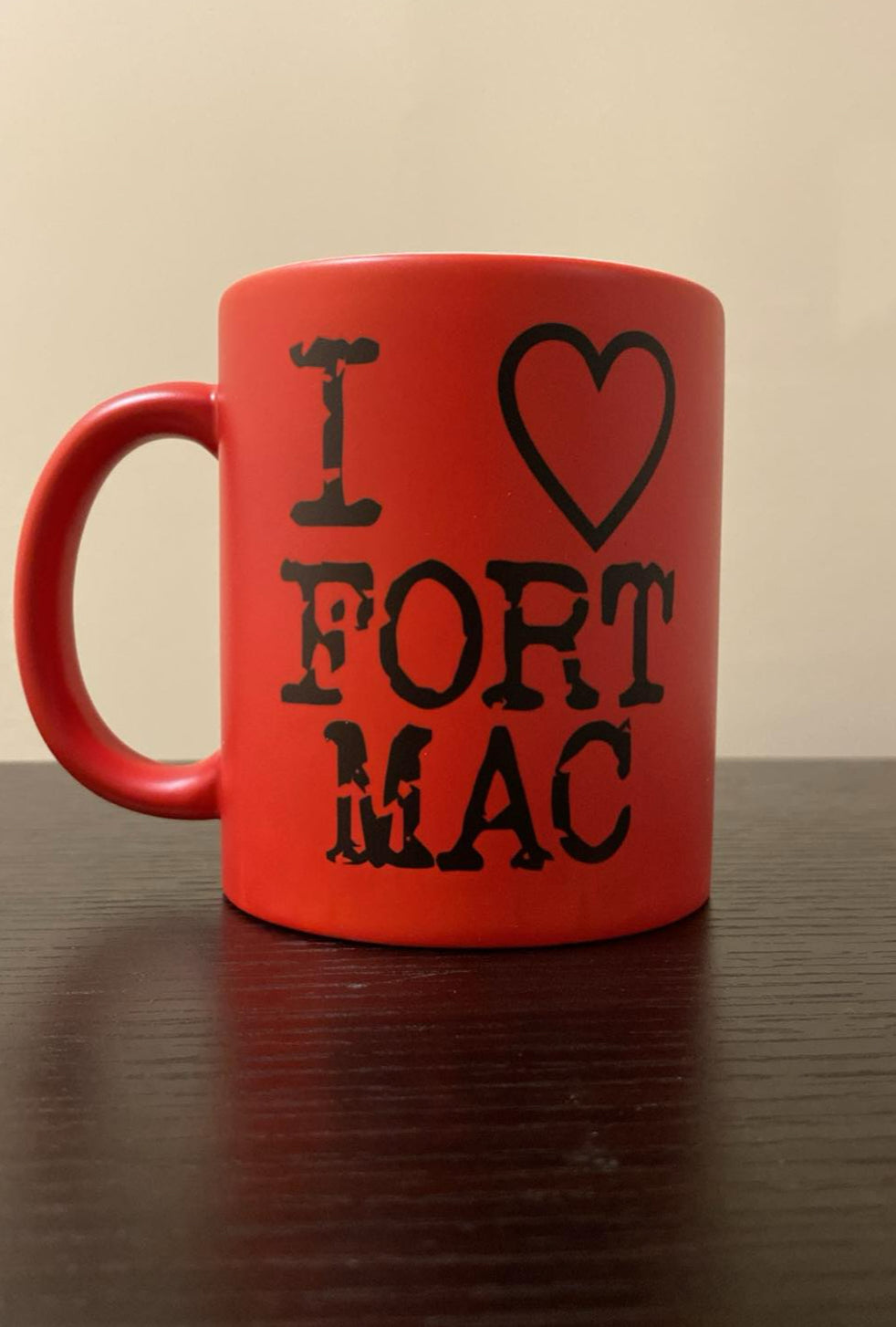 *Vendor001 11oz red colour changing mug