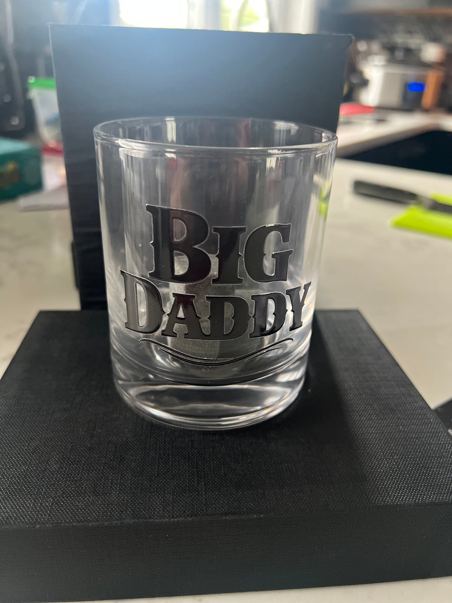 Whiskey glass & stones