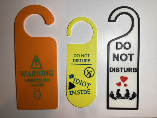 *Vendor10 do not disturb door hanger