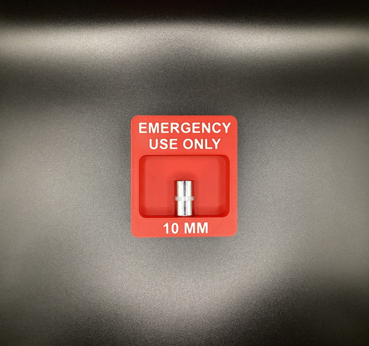 Emergency 10 mm socket
