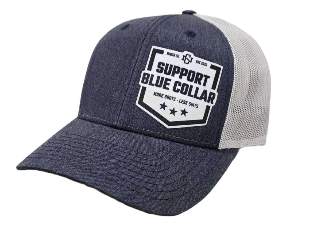 *Vendor013-Support Blue Collar hat